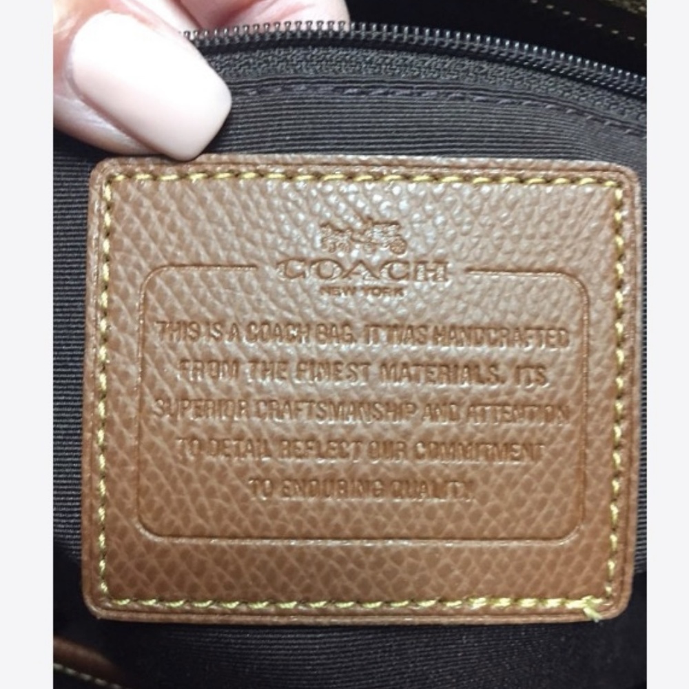 COACH Khaki-Saddle Baby-Diaper Bag or Travel Bag - Picture 3 of 8